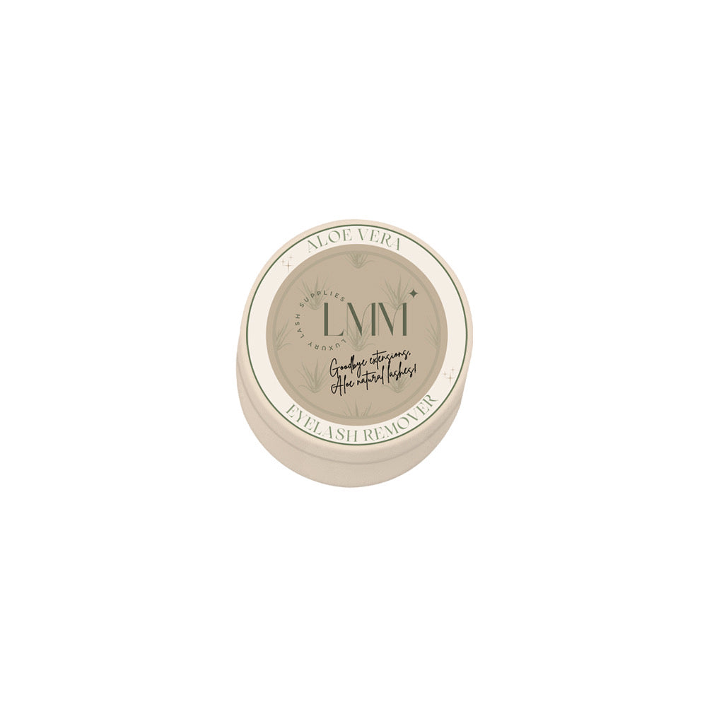 Goodbye lash extensions & ALOE natural lashes - eyelash cream remover