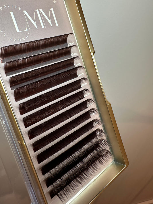 Luxury Satin Brown Russian Lashes