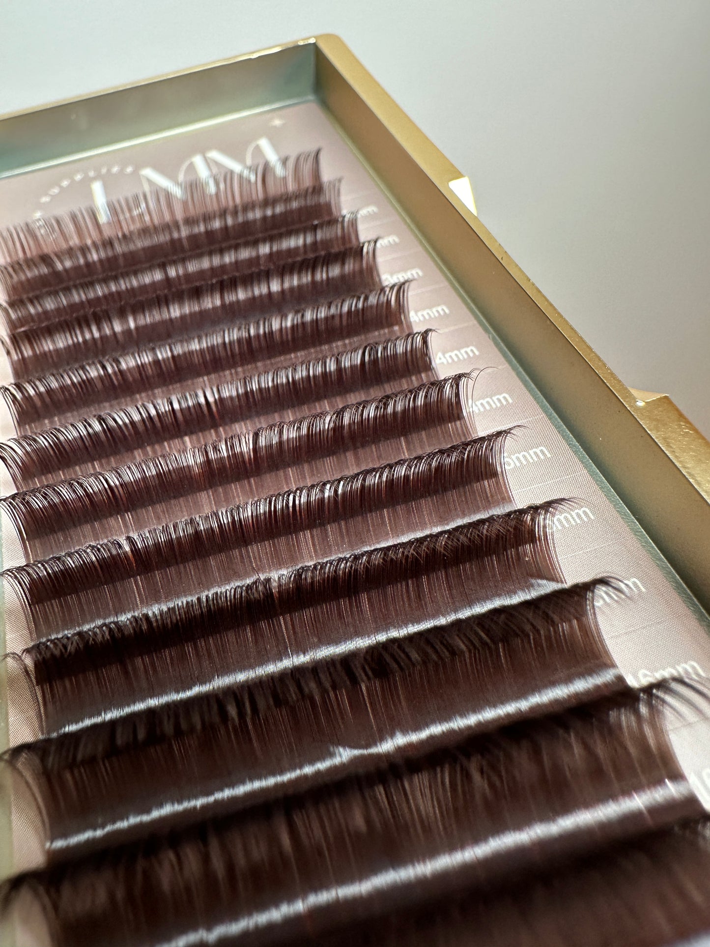 Luxury Satin Brown Russian Lashes